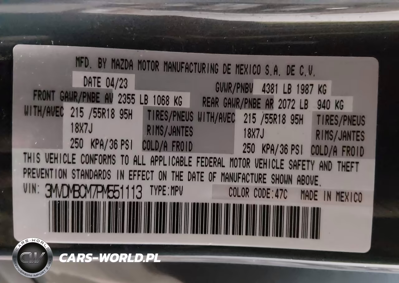 2023 Mazda Cx-30 2.5 S Carbon Edition VIN:3MVDMBCM7PM551113 - 9