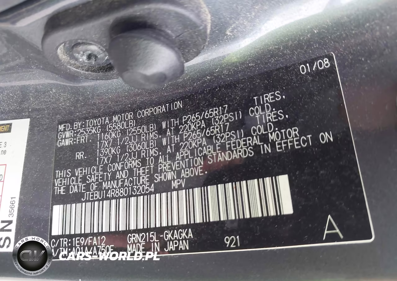 2008 Toyota 4Runner Sr5 V6 VIN:JTEBU14R880132054 - 9
