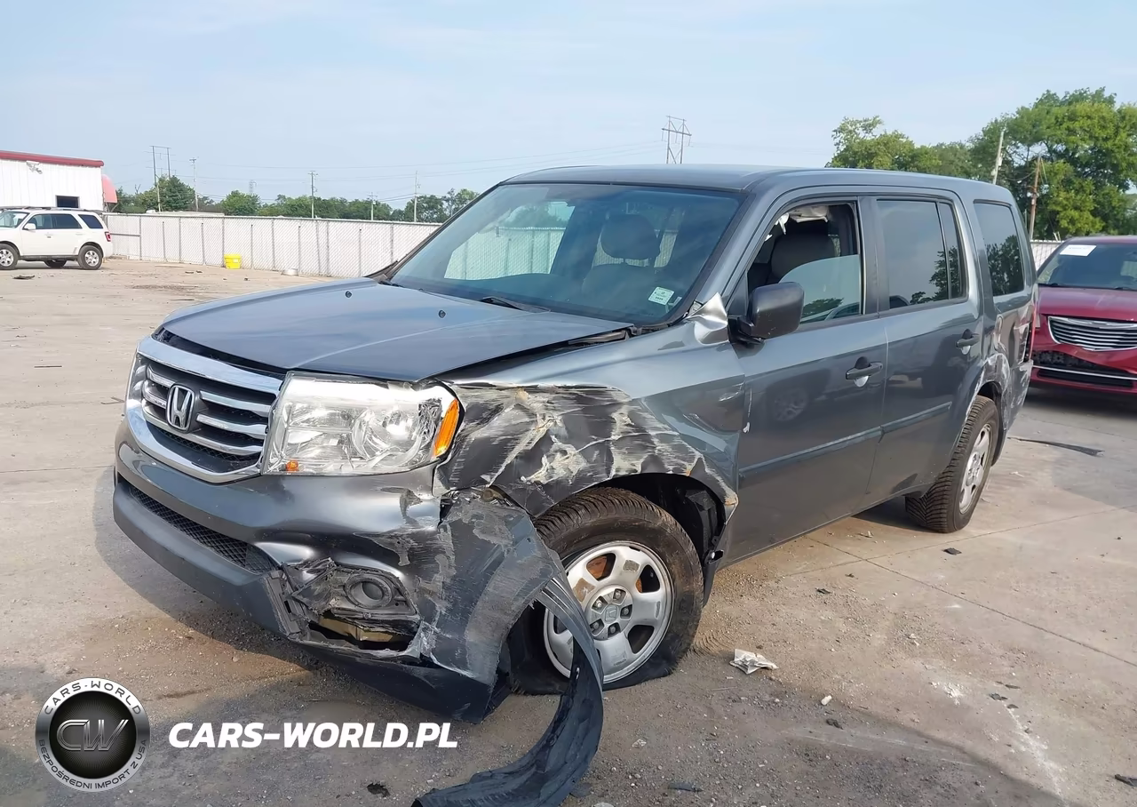 2013 Honda Pilot Lx VIN:5FNYF3H21DB031032 - 2