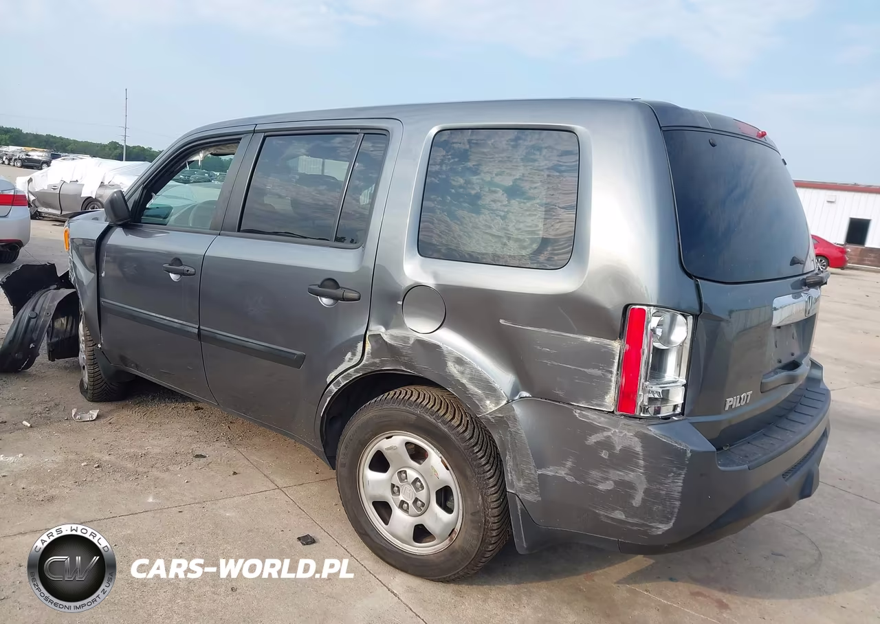 2013 Honda Pilot Lx VIN:5FNYF3H21DB031032 - 3