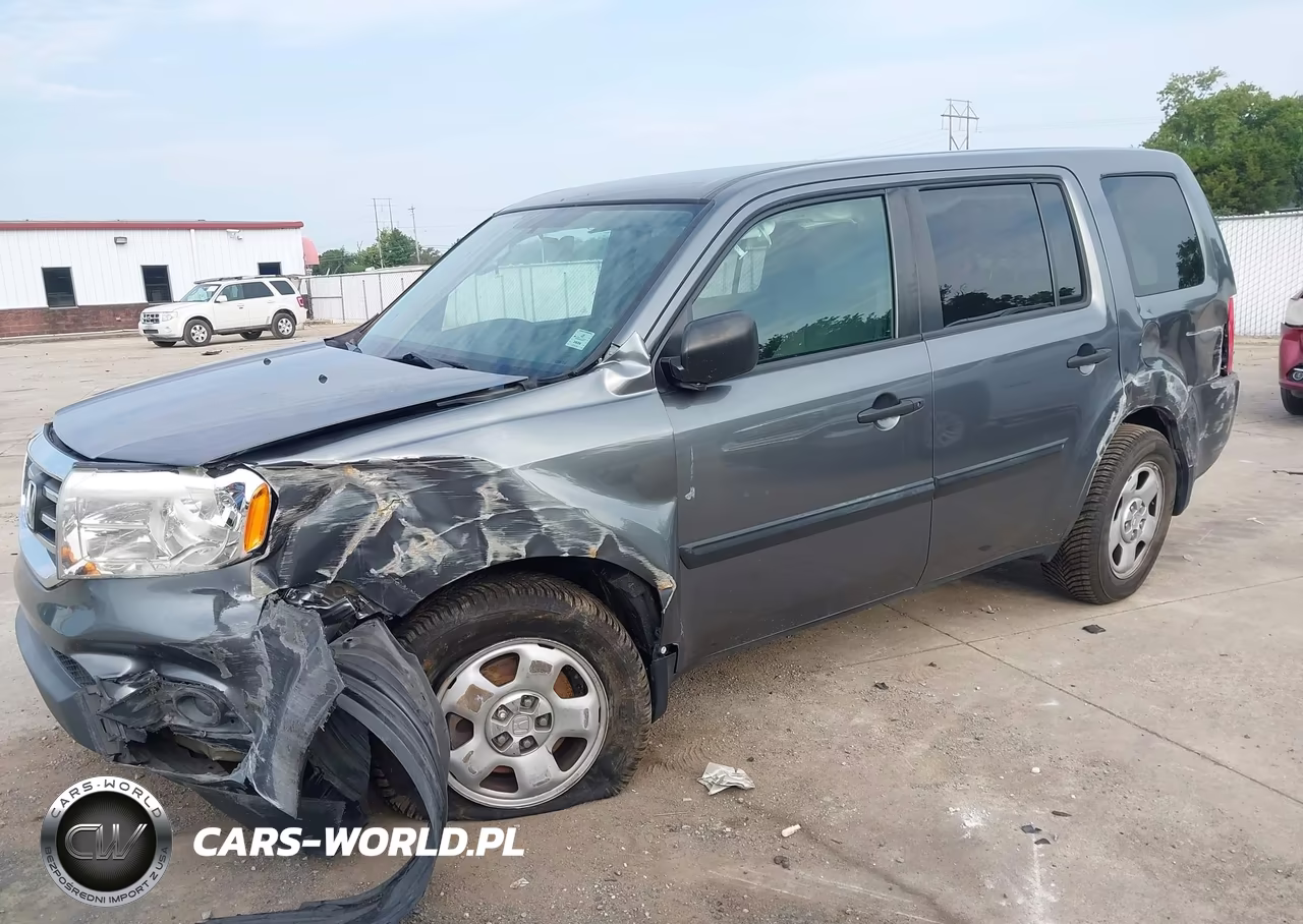 2013 Honda Pilot Lx VIN:5FNYF3H21DB031032 - 6
