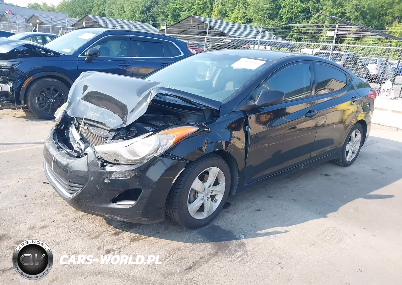 2013 Hyundai Elantra Gls VIN:KMHDH4AE1DU792651 - 2