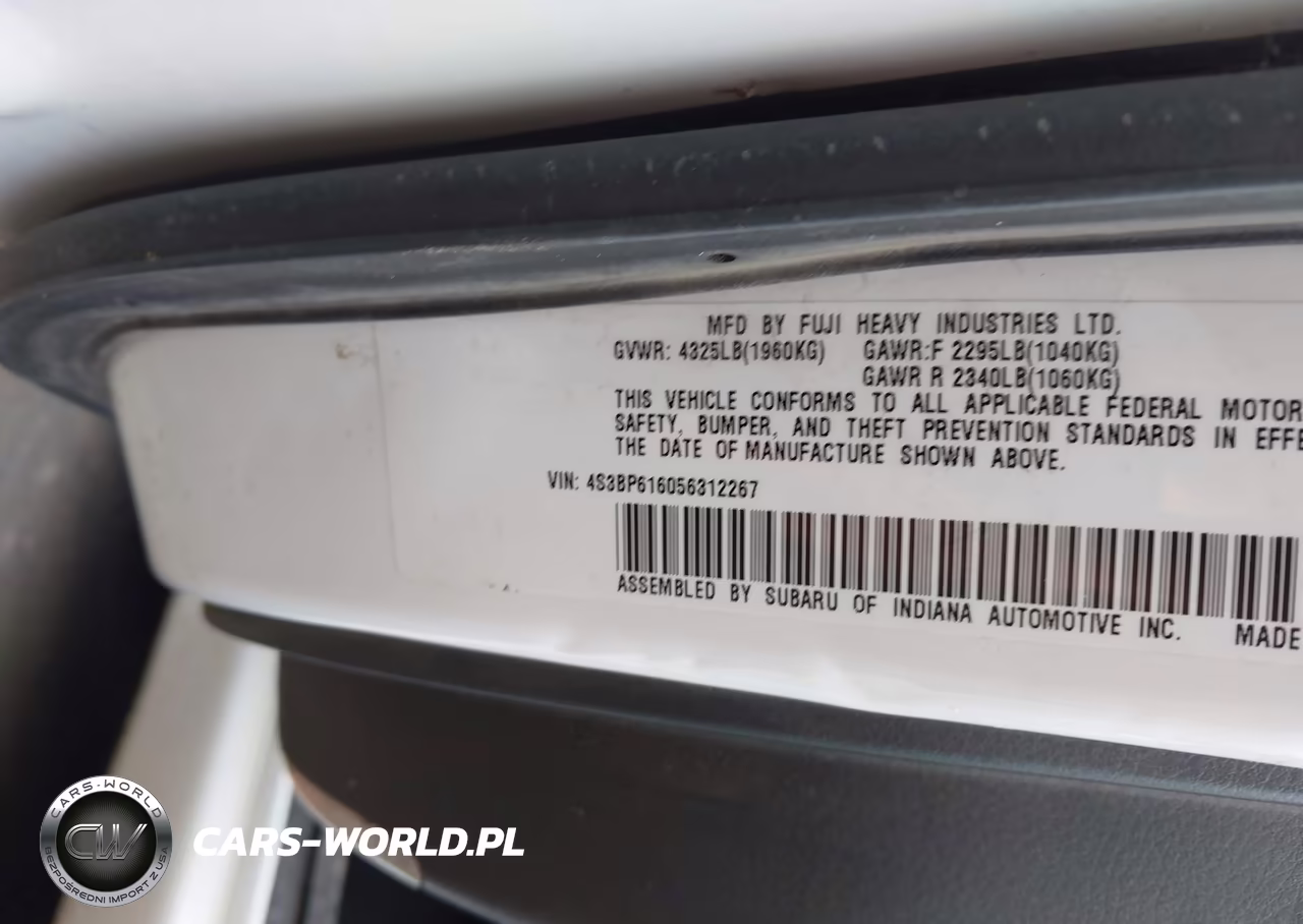 2005 Subaru Legacy 2.5I VIN:4S3BP616056312267 - 9