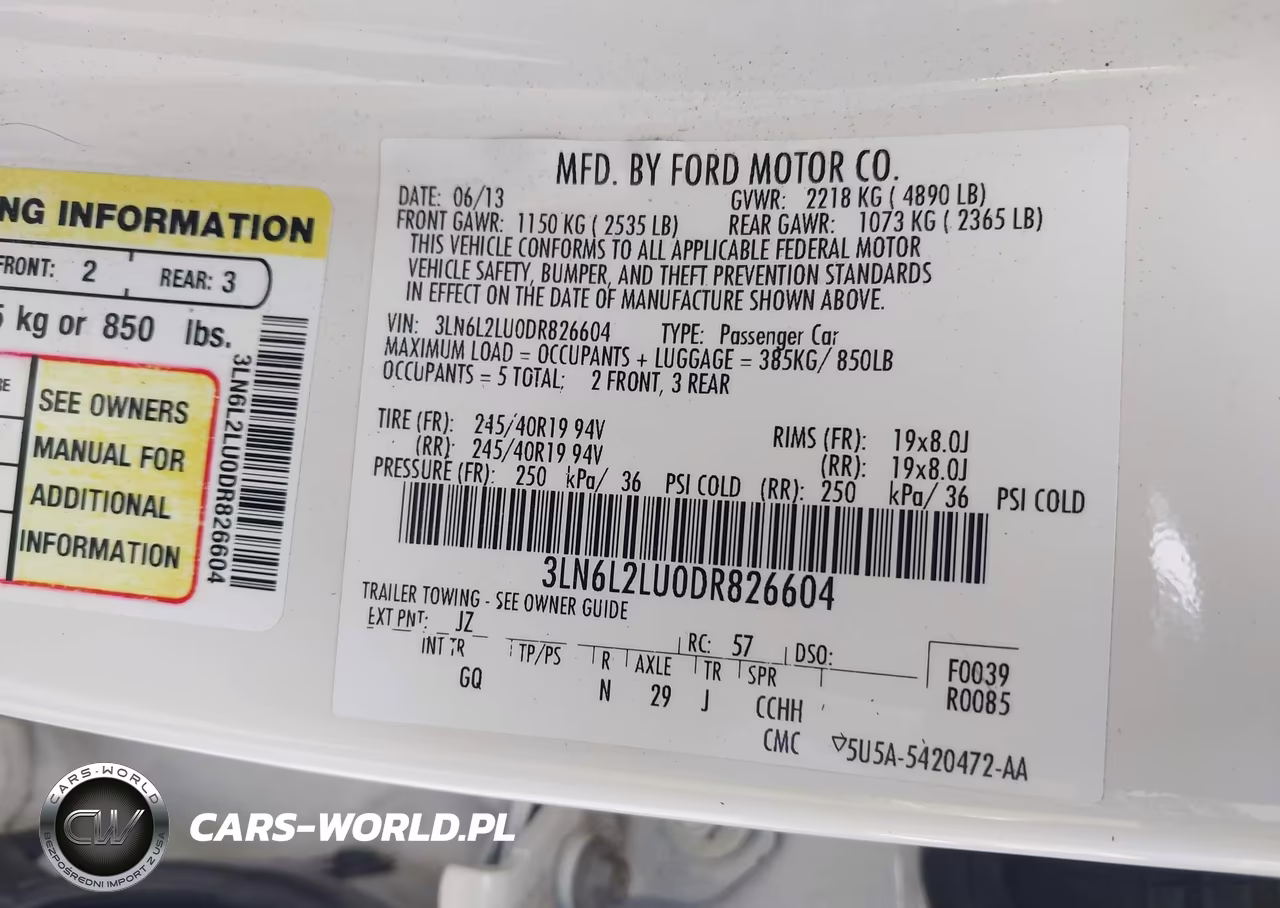 2013 Lincoln Mkz Hybrid VIN:3LN6L2LU0DR826604 - 9