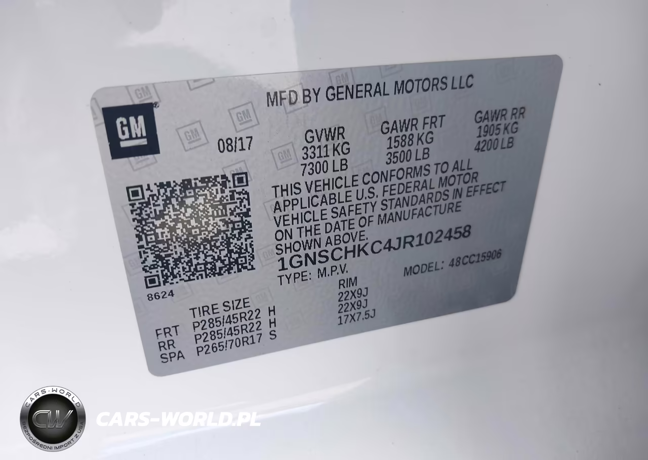 2018 Chevrolet Suburban Lt VIN:1GNSCHKC4JR102458 - 9