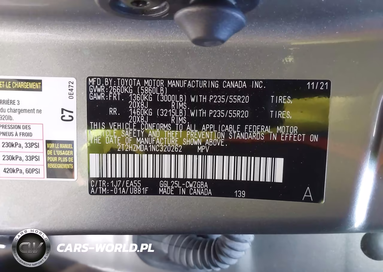 2022 Lexus Rx 350 VIN:2T2HZMDA1NC320262 - 9