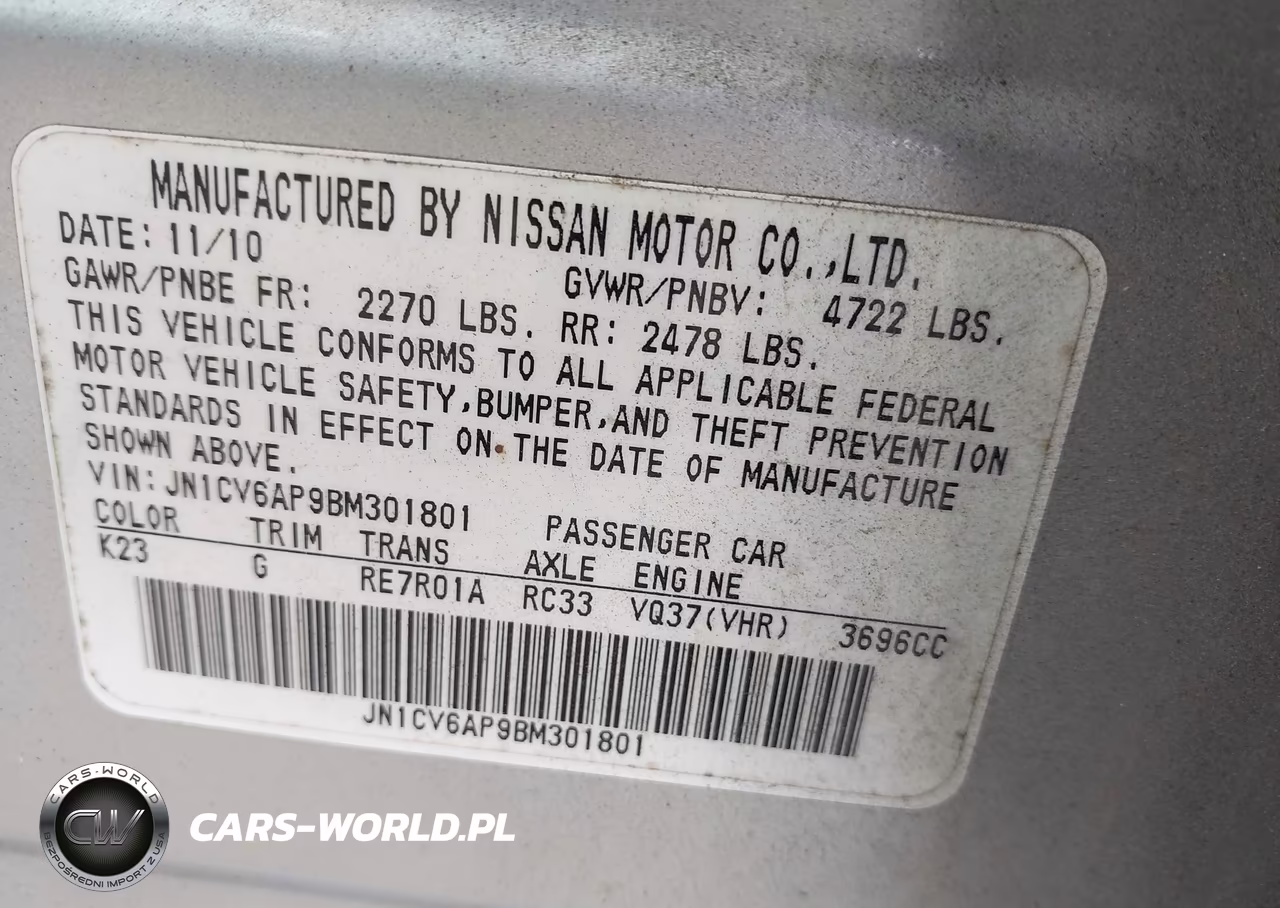 2011 Infiniti G37 Journey VIN:JN1CV6AP9BM301801 - 9