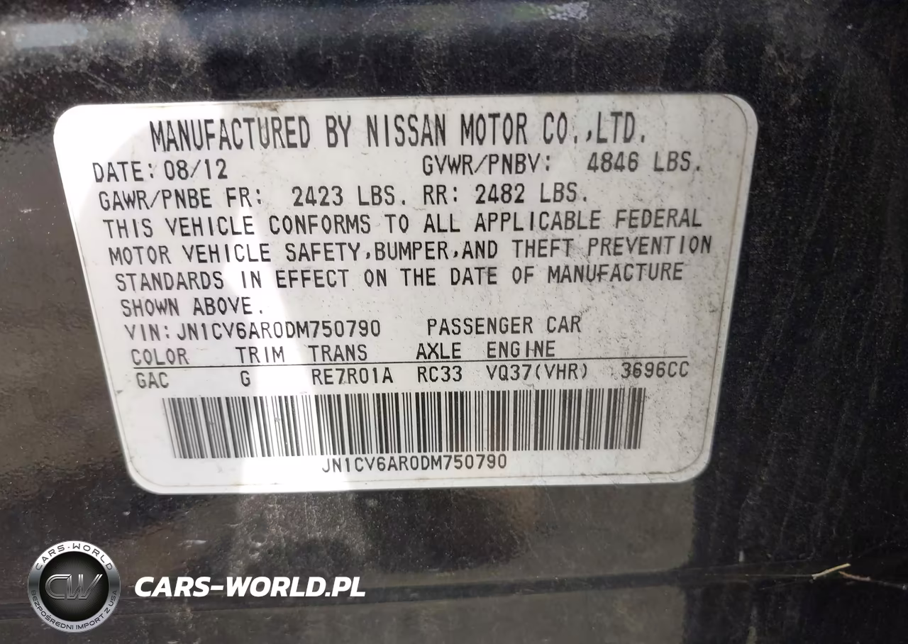 2013 Infiniti G37X VIN:JN1CV6AR0DM750790 - 9