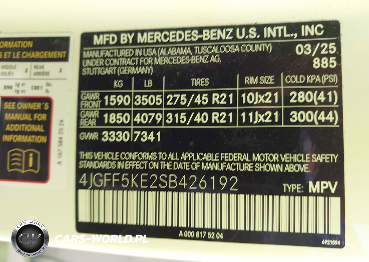 2025 Mercedes-Benz Gls 450 4Matic VIN:4JGFF5KE2SB426192 - 9