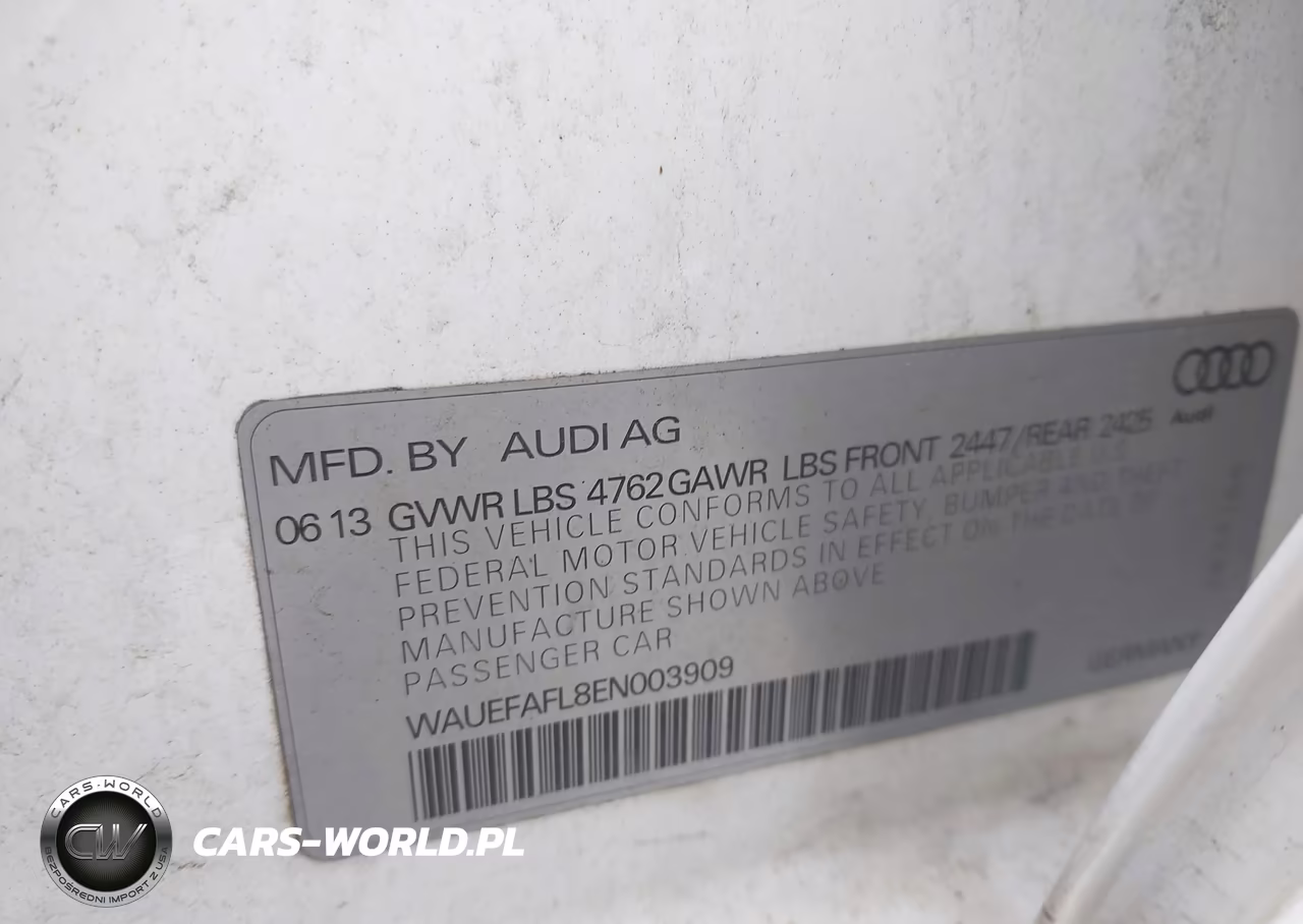 2014 Audi A4 2.0T Premium VIN:WAUEFAFL8EN003909 - 9