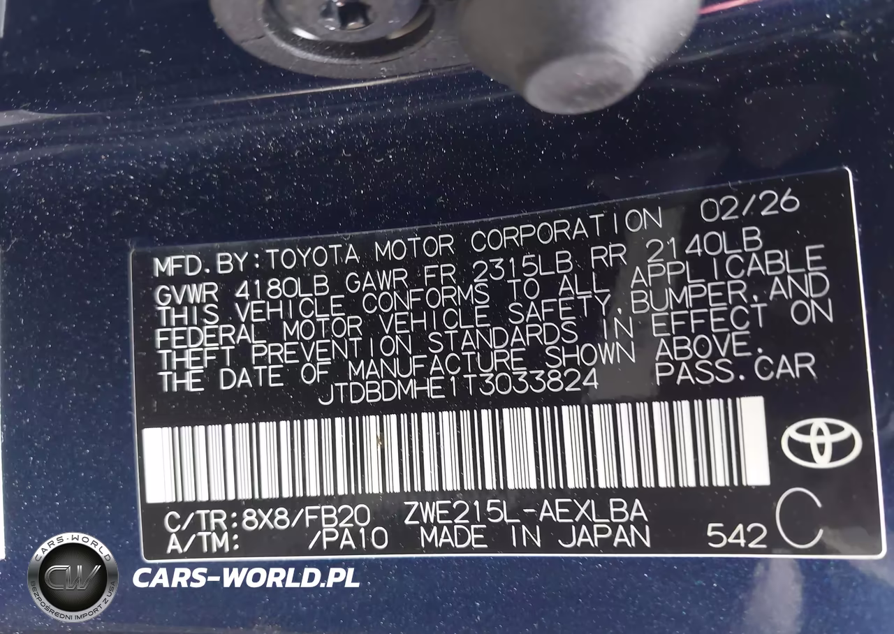 2026 Toyota Corolla Hybrid Hybrid Le VIN:JTDBDMHE1T3033824 - 9