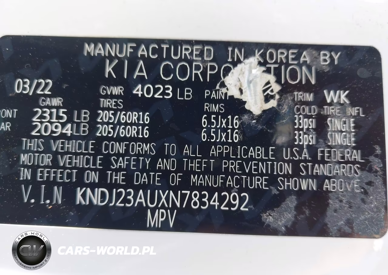 2022 Kia Soul Lx VIN:KNDJ23AUXN7834292 - 9