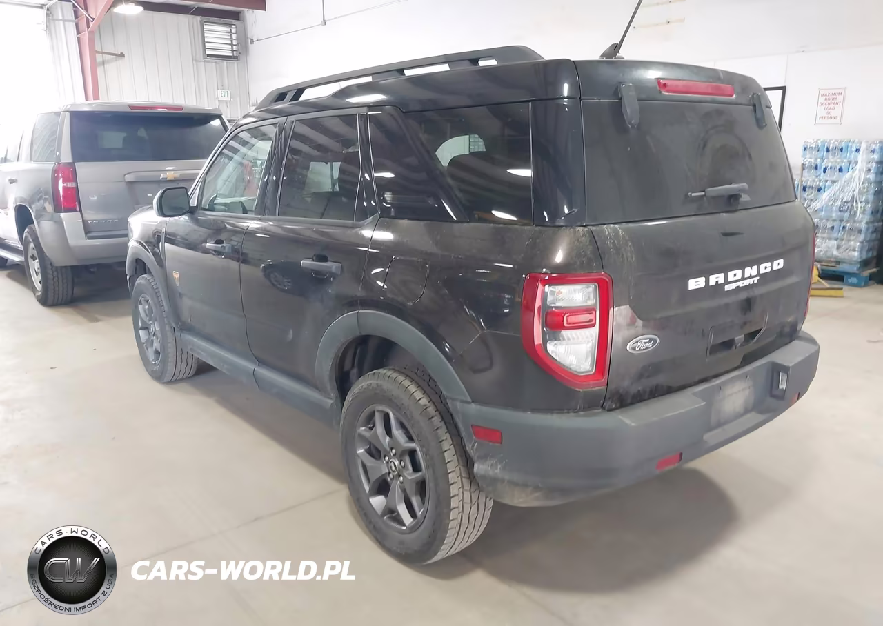 2021 Ford Bronco Sport Badlands VIN:3FMCR9D93MRB17606 - 3