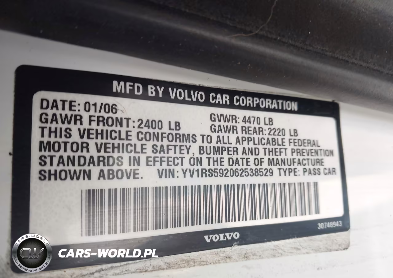 2006 Volvo S60 2.5T VIN:YV1RS592062538529 - 9