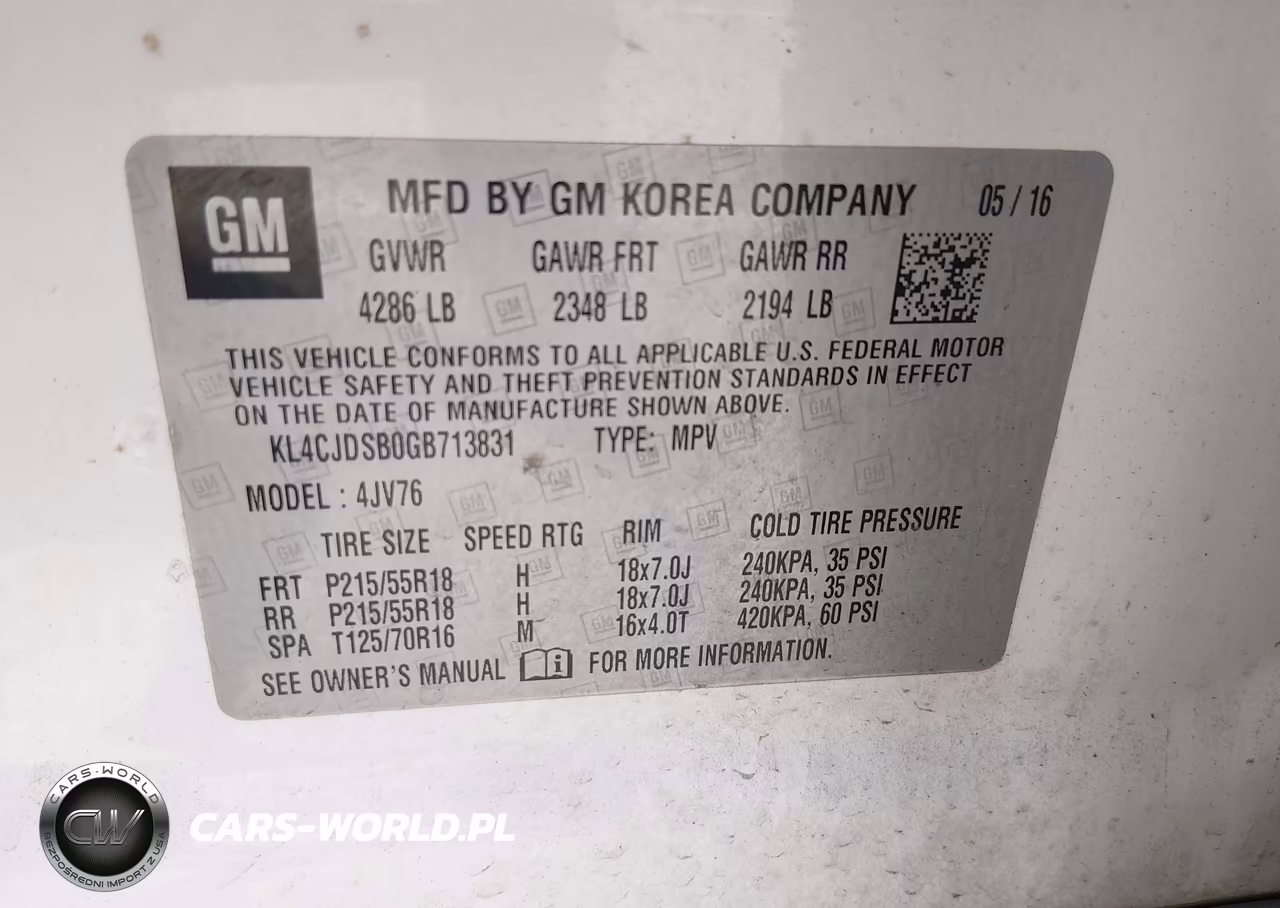 2016 Buick Encore Premium VIN:KL4CJDSB0GB713831 - 9