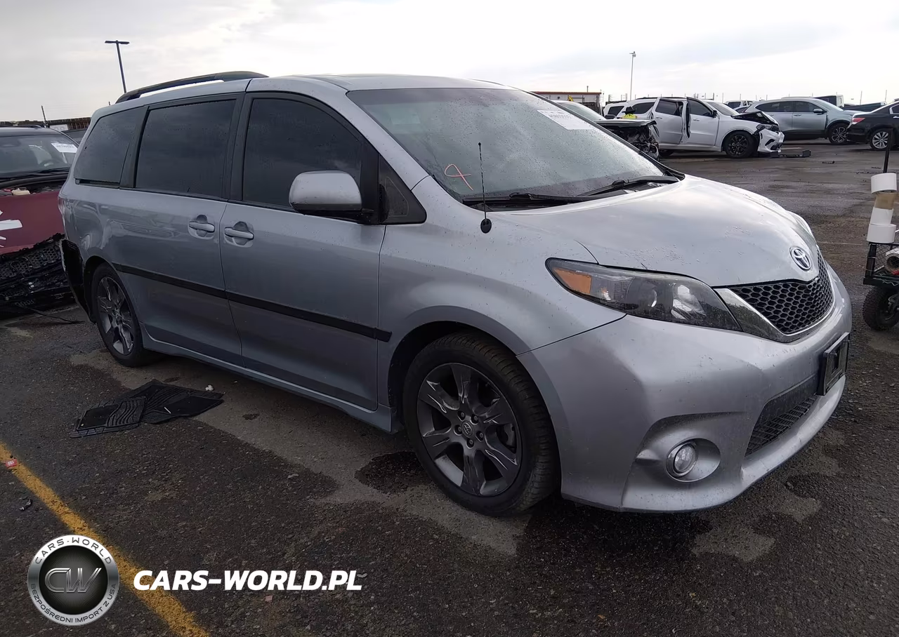 2011 Toyota Sienna Se VIN:5TDXK3DC3BS105792 - 1
