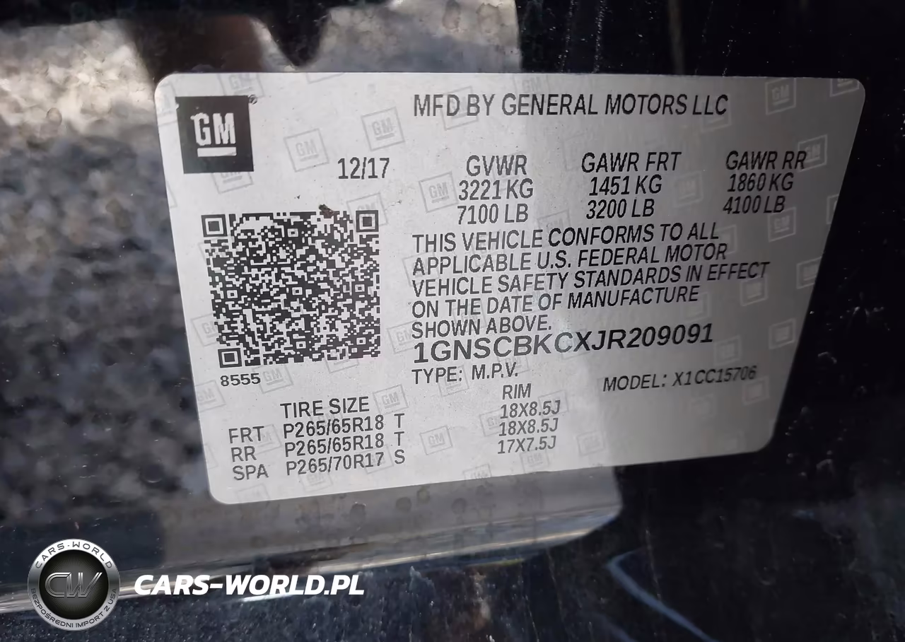 2018 Chevrolet Tahoe Lt VIN:1GNSCBKCXJR209091 - 9
