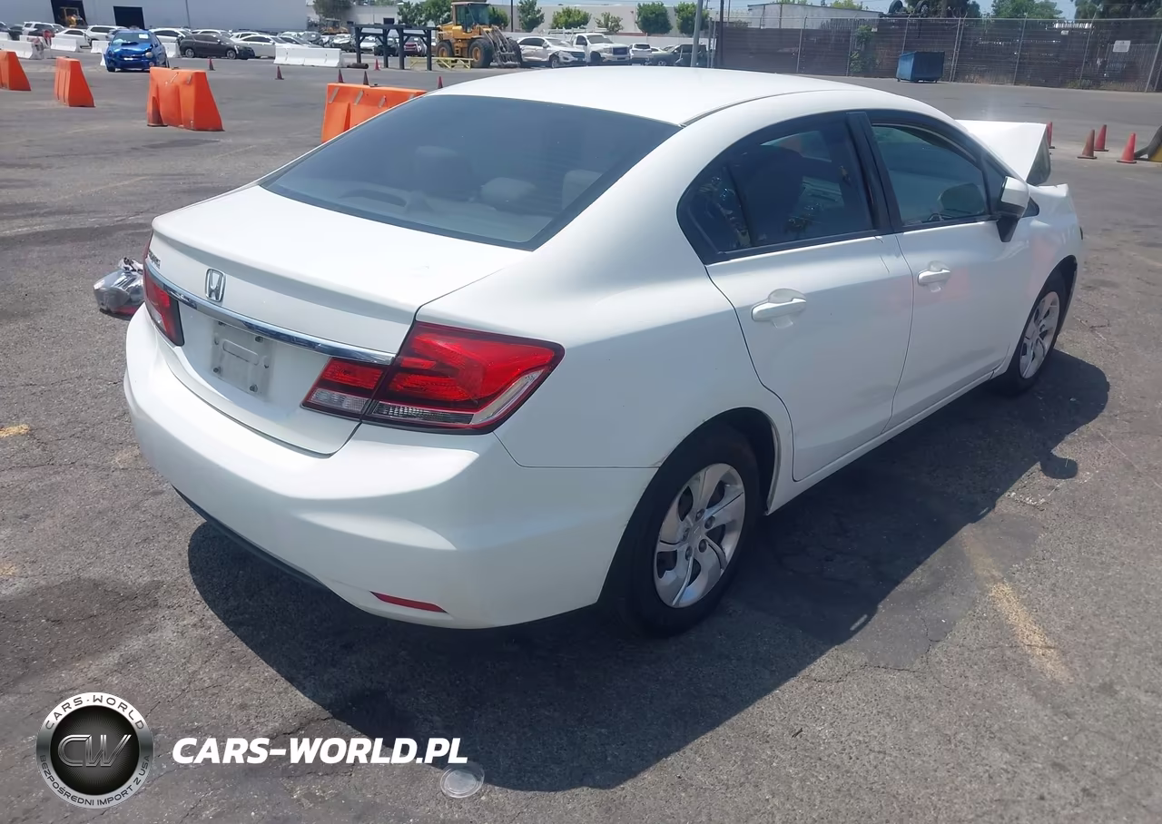 2014 Honda Civic Lx VIN:19XFB2F51EE207613 - 4