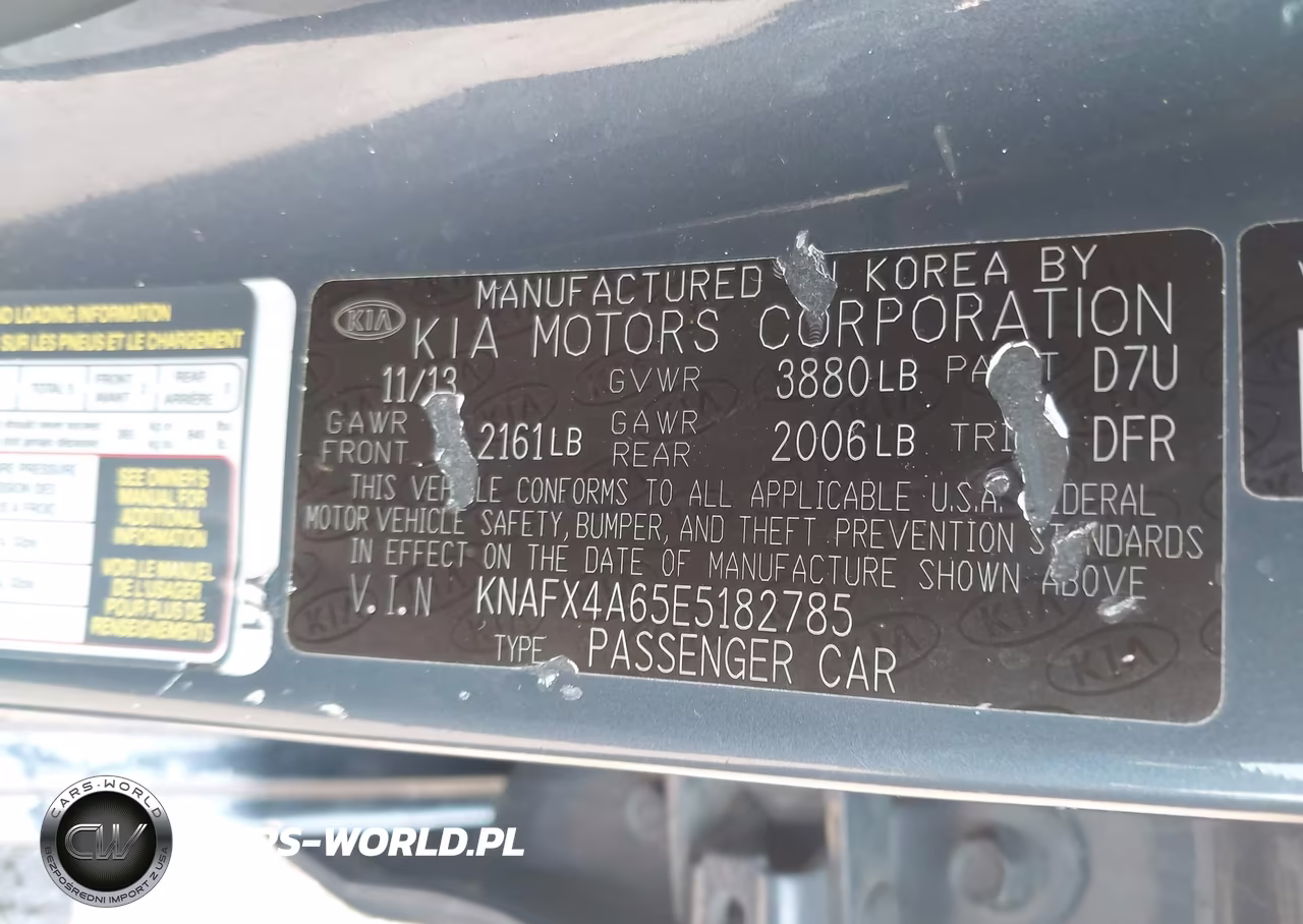 2014 Kia Forte Lx VIN:KNAFX4A65E5182785 - 9