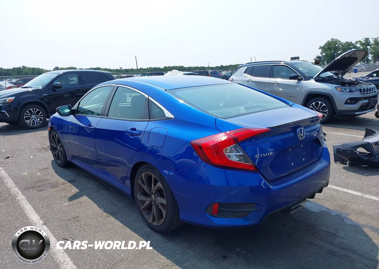 2020 Honda Civic Sport VIN:2HGFC2F8XLH593460 - 3