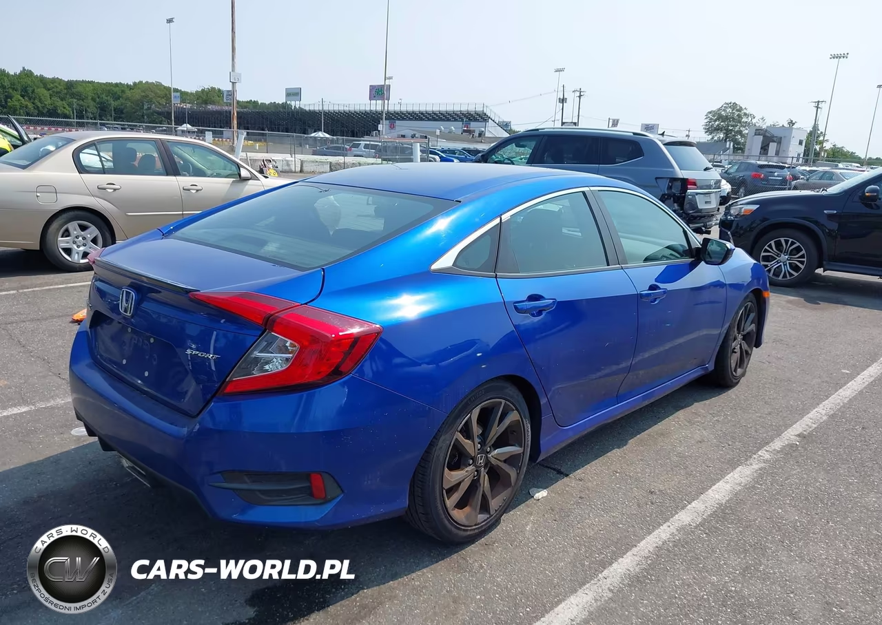 2020 Honda Civic Sport VIN:2HGFC2F8XLH593460 - 4