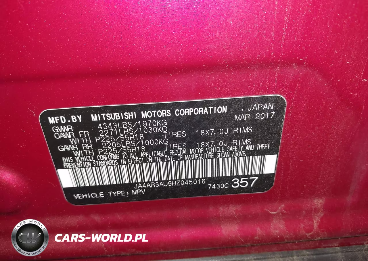 2017 Mitsubishi Outlander Sport 2.0 Le VIN:JA4AR3AU9HZ045016 - 9