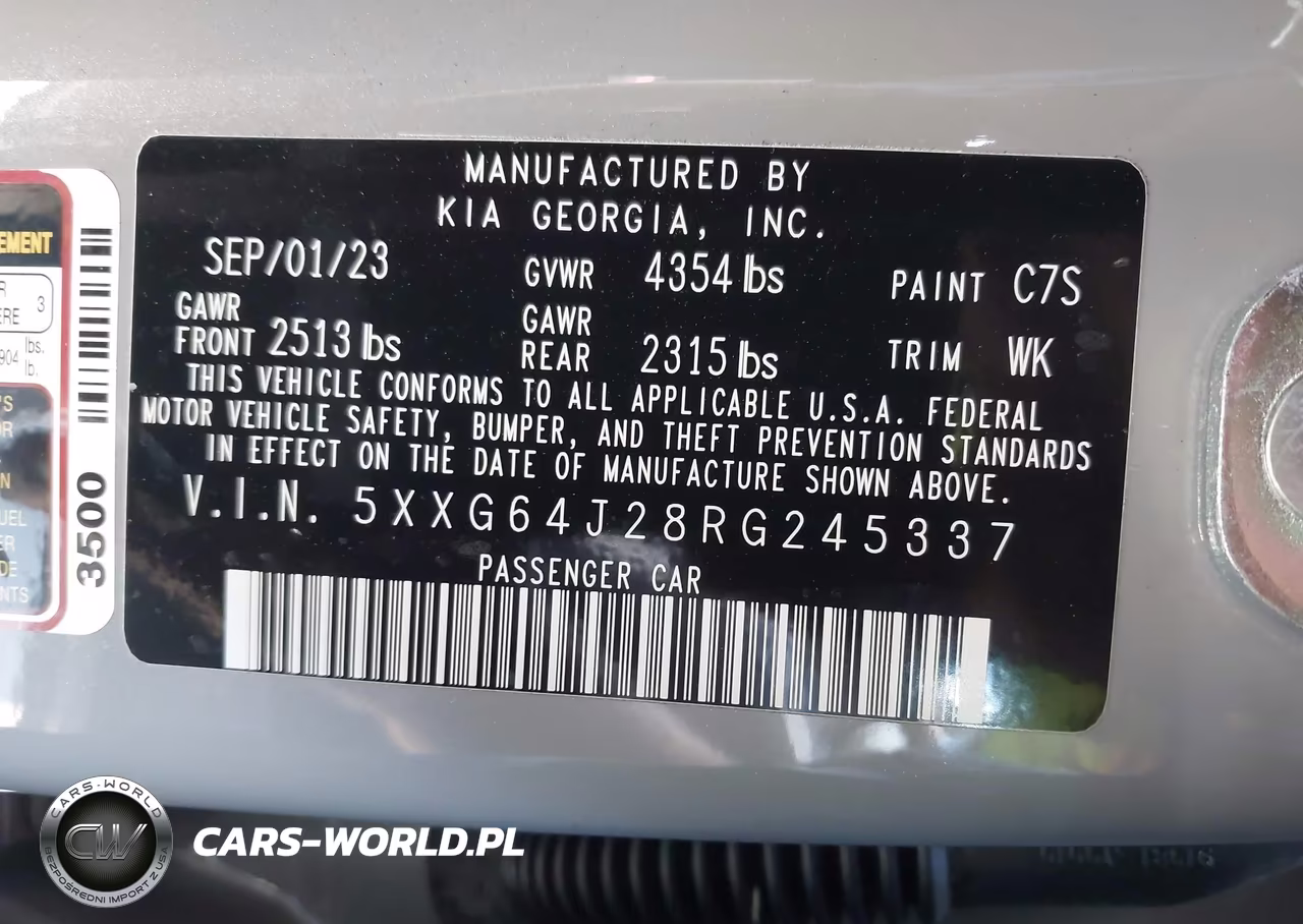 2024 Kia K5 Gt-Line VIN:5XXG64J28RG245337 - 9