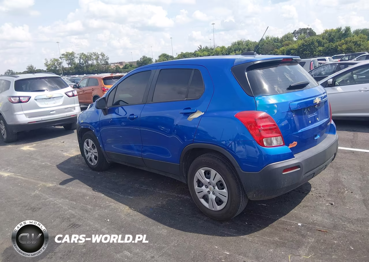 2016 Chevrolet Trax Ls VIN:KL7CJKSB9GB536655 - 3