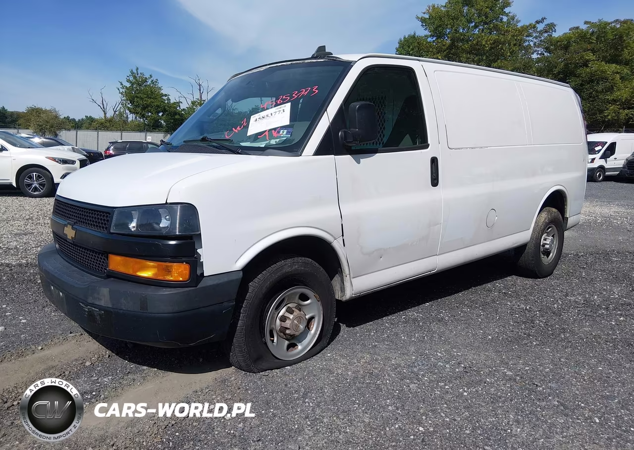 2020 Chevrolet Express Cargo Rwd 2500 Regular Wheelbase Wt VIN:1GCWGAFG1L1269168 - 2