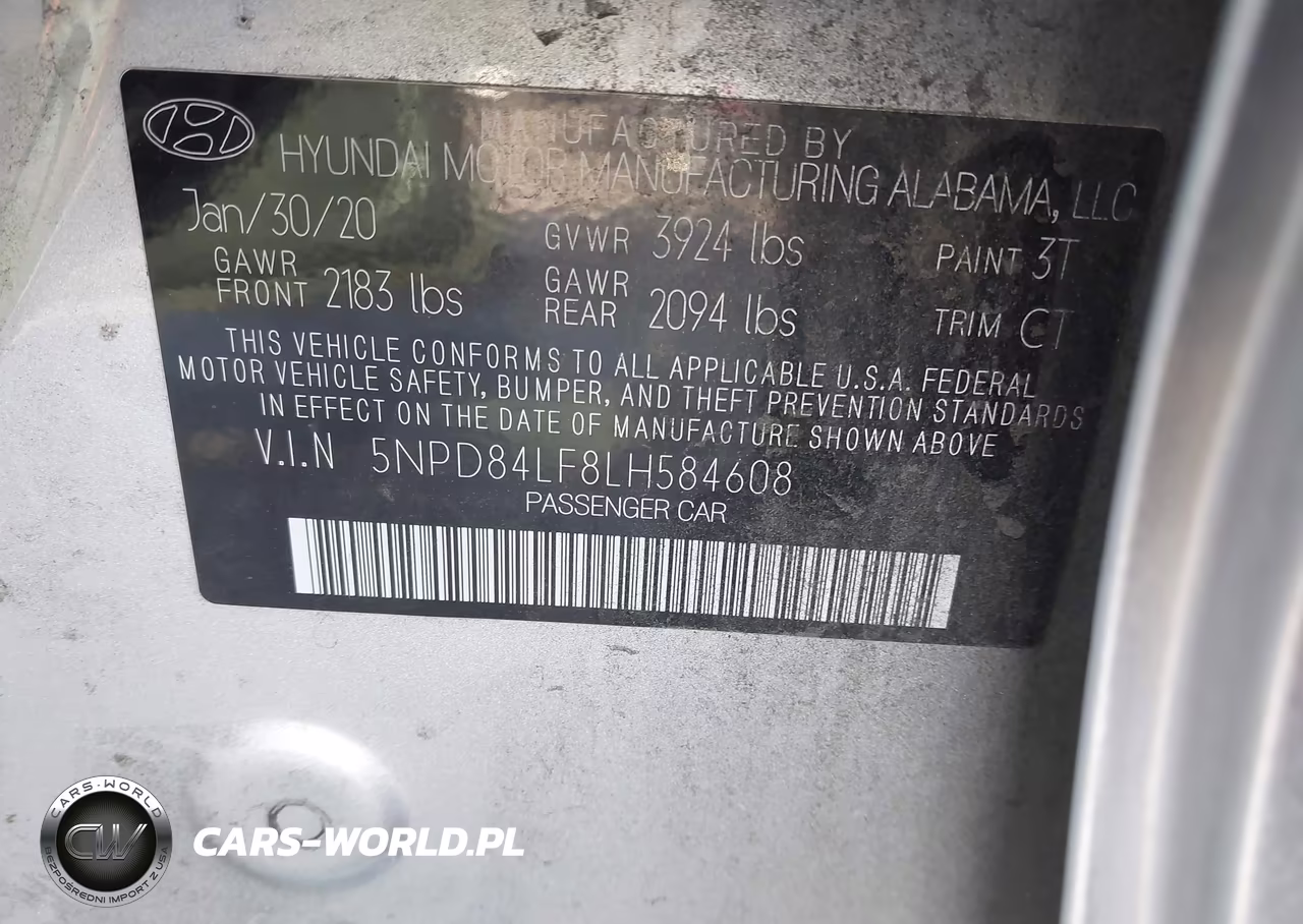 2020 Hyundai Elantra Value Edition VIN:5NPD84LF8LH584608 - 9