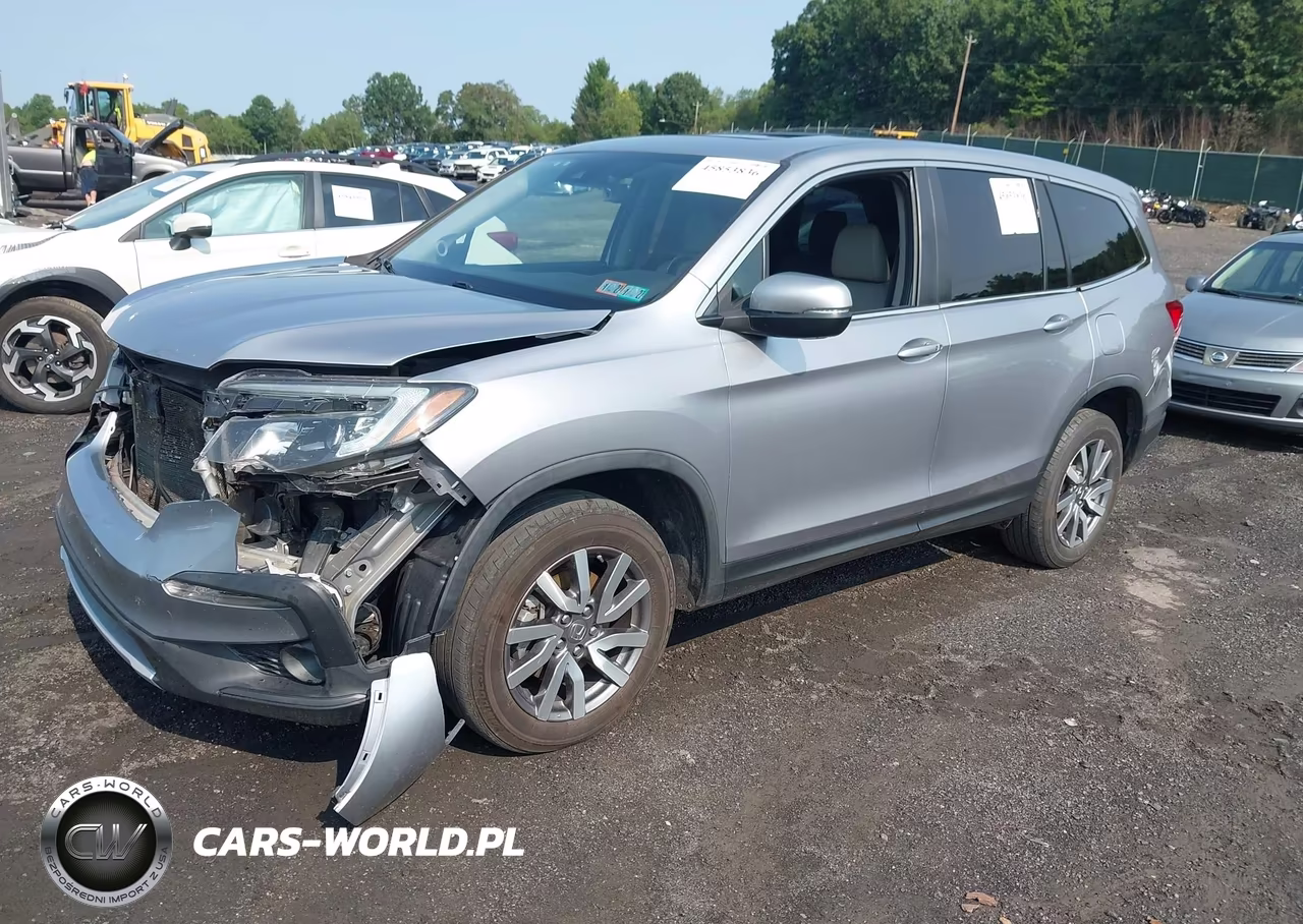 2021 Honda Pilot Awd Ex-L VIN:5FNYF6H58MB027524 - 2