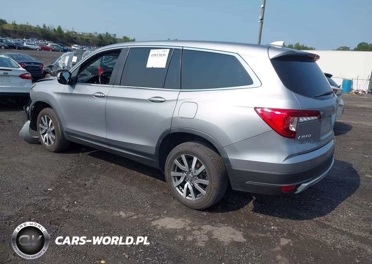 2021 Honda Pilot Awd Ex-L VIN:5FNYF6H58MB027524 - 3