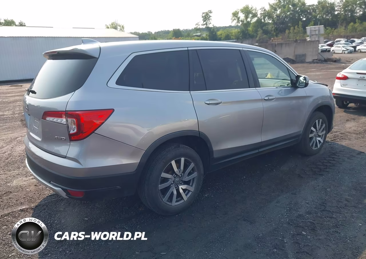 2021 Honda Pilot Awd Ex-L VIN:5FNYF6H58MB027524 - 4