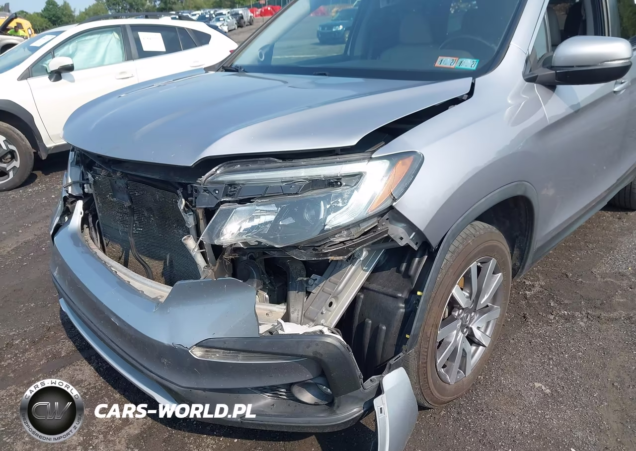 2021 Honda Pilot Awd Ex-L VIN:5FNYF6H58MB027524 - 6