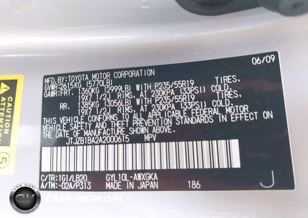 2010 Lexus Rx 450H VIN:JTJZB1BA2A2000615 - 9