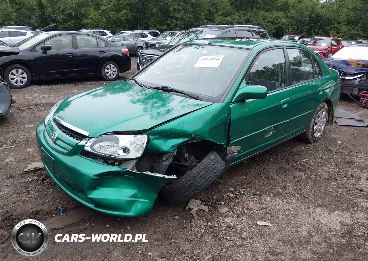 2003 Honda Civic Ex VIN:2HGES26713H614833 - 2