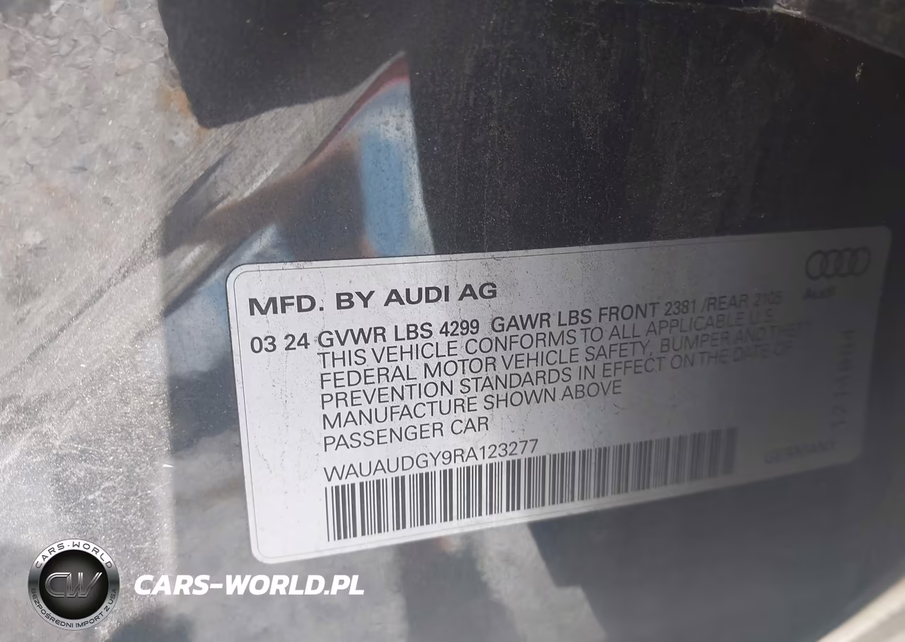 2024 Audi A3 Premium 40 Tfsi Front-Wheel Drive S Tronic VIN:WAUAUDGY9RA123277 - 9