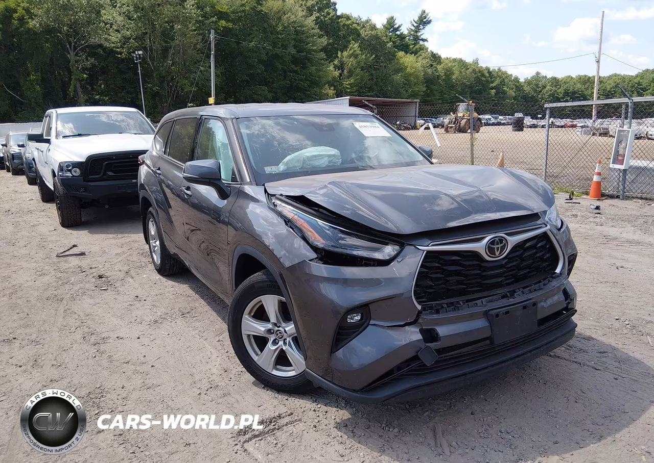 2022 Toyota Highlander Le VIN:5TDBZRBH2NS169155 - 1