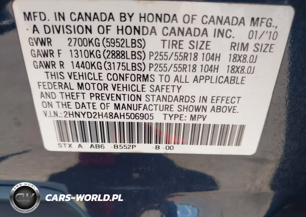 2010 Acura Mdx Technology Package VIN:2HNYD2H48AH506905 - 9