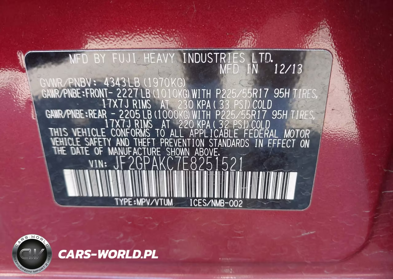 2014 Subaru Xv Crosstrek 2.0I Limited VIN:JF2GPAKC7E8251521 - 9