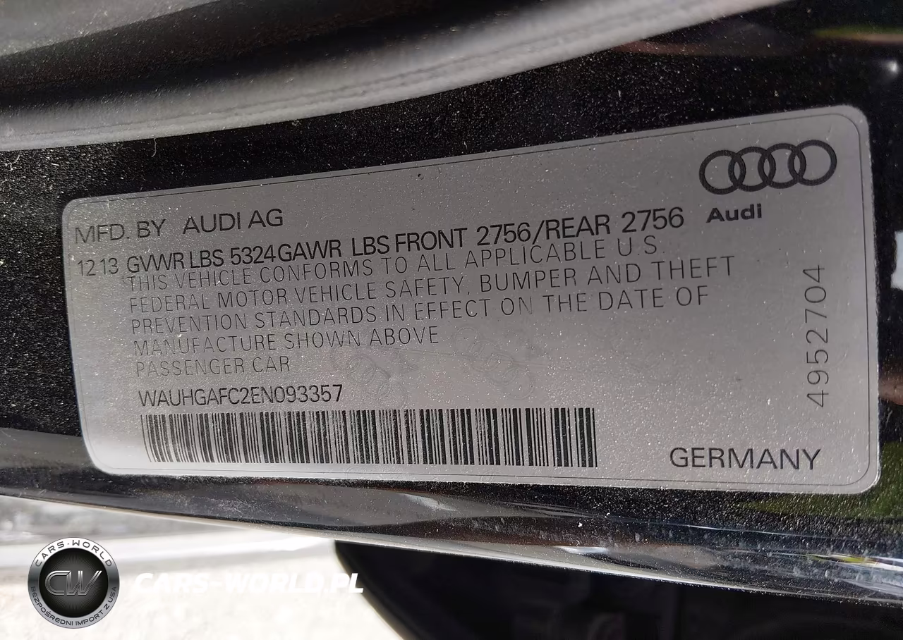 2014 Audi A6 3.0T Premium Plus VIN:WAUHGAFC2EN093357 - 9