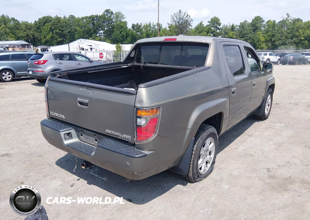 2007 Honda Ridgeline Rtl VIN:2HJYK16517H531148 - 4