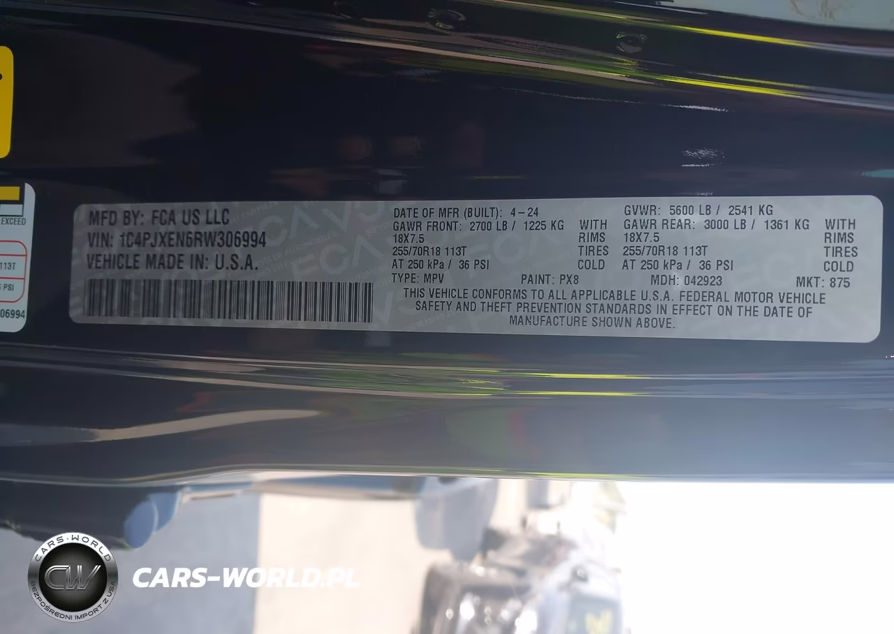2024 Jeep Wrangler 4-Door Sahara 4X4 VIN:1C4PJXEN6RW306994 - 9