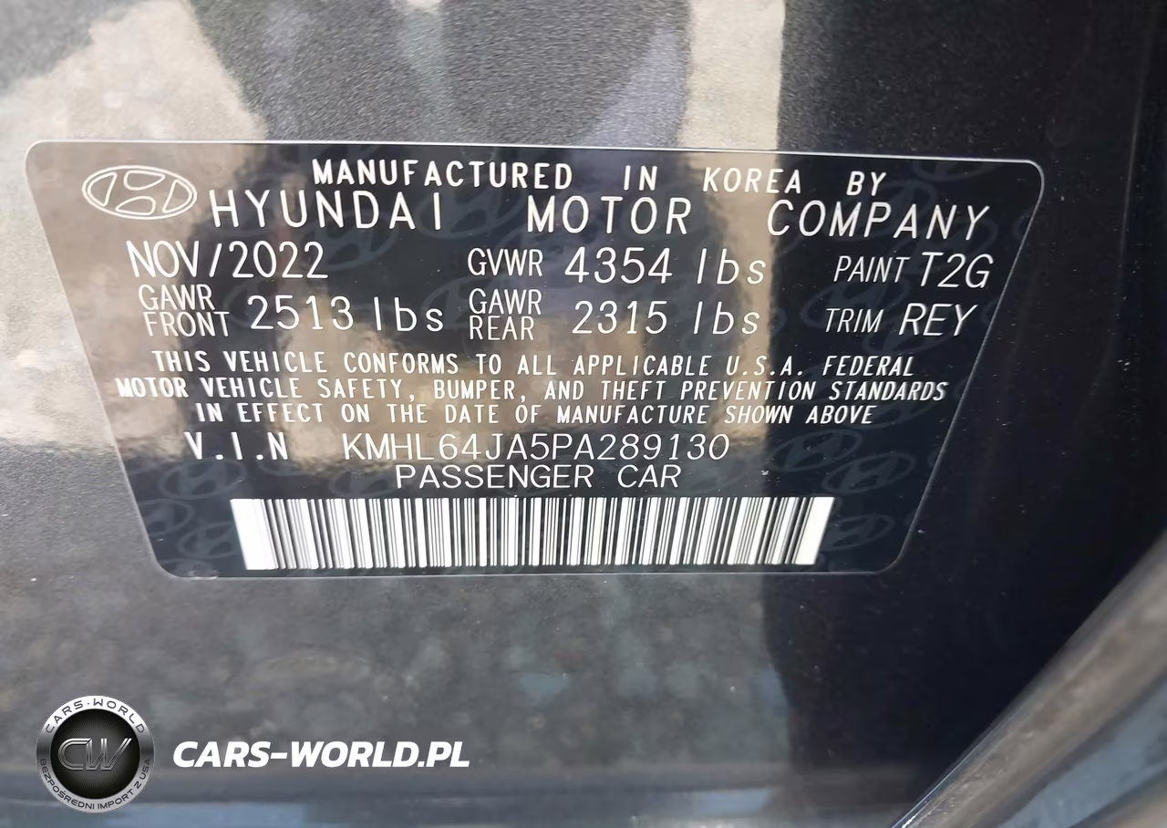 2023 Hyundai Sonata Sel VIN:KMHL64JA5PA289130 - 9