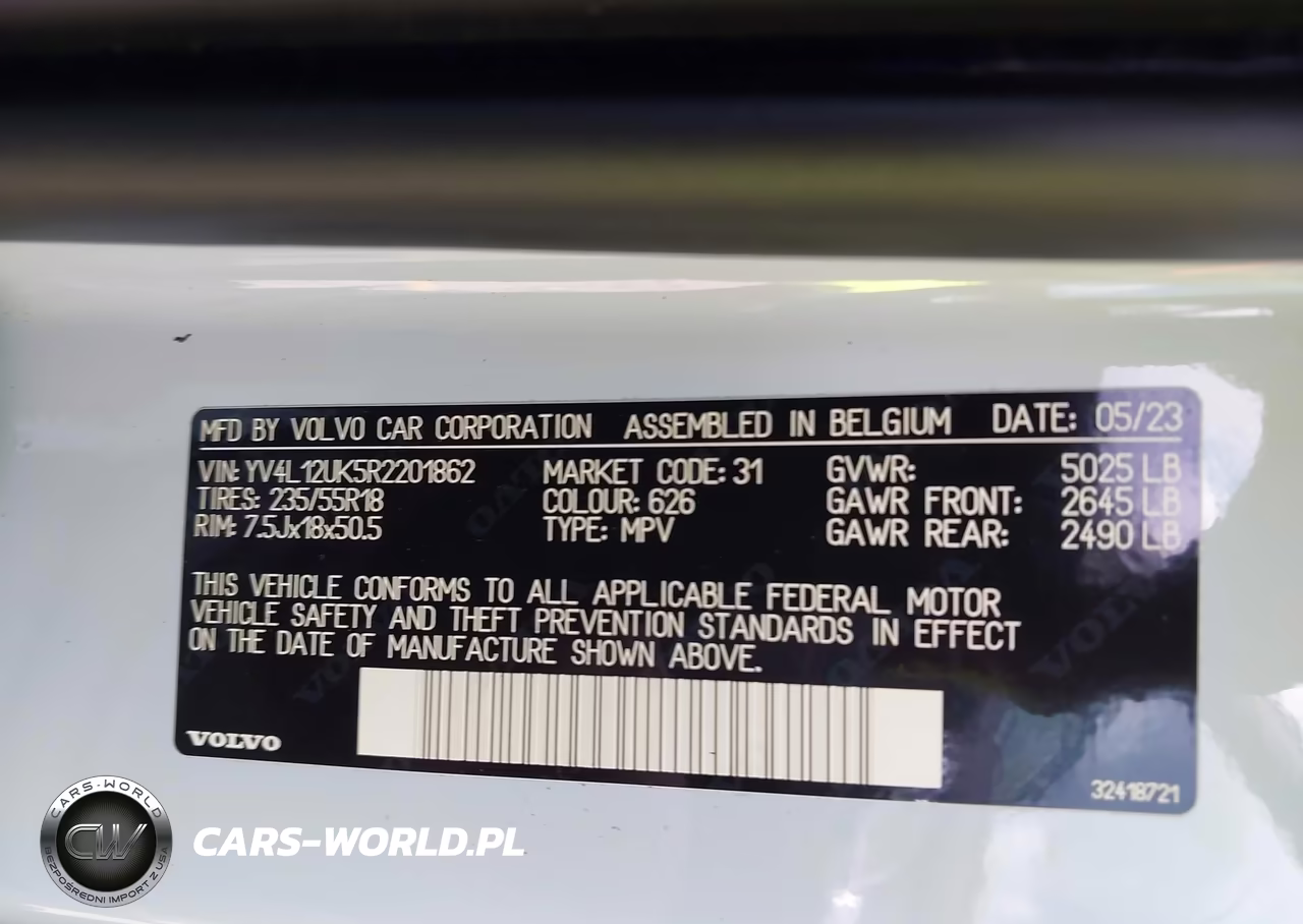 2024 Volvo Xc40 B5 Core Bright Theme VIN:YV4L12UK5R2201862 - 9