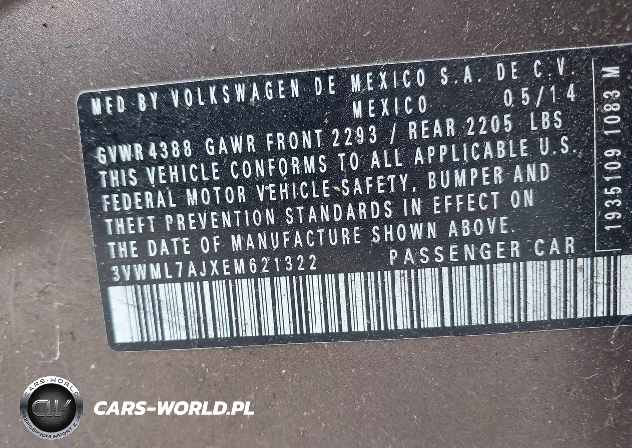 2014 Volkswagen Jetta Sportwagen 2.0L Tdi VIN:3VWML7AJXEM621322 - 9