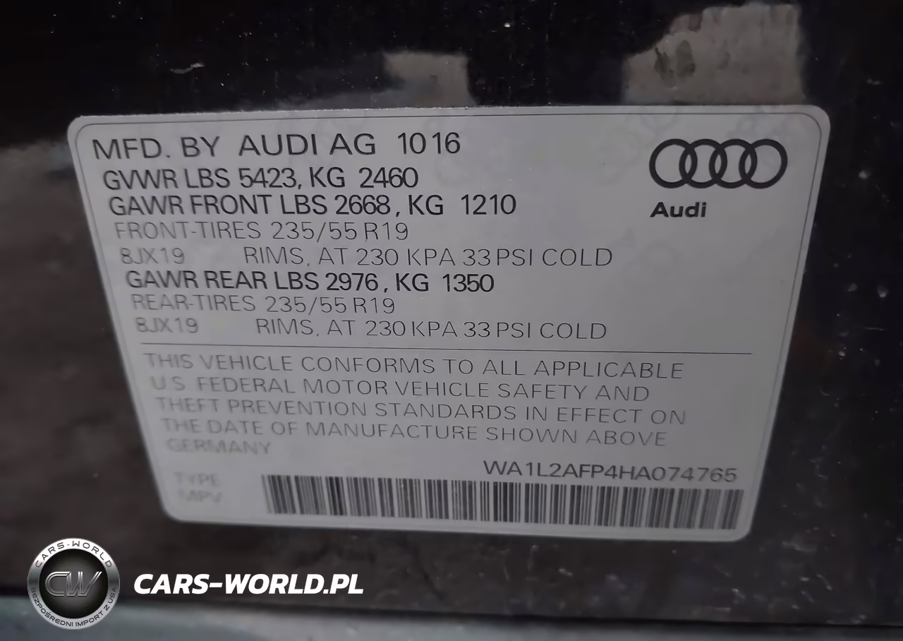 2017 Audi Q5 2.0T Premium VIN:WA1L2AFP4HA074765 - 9