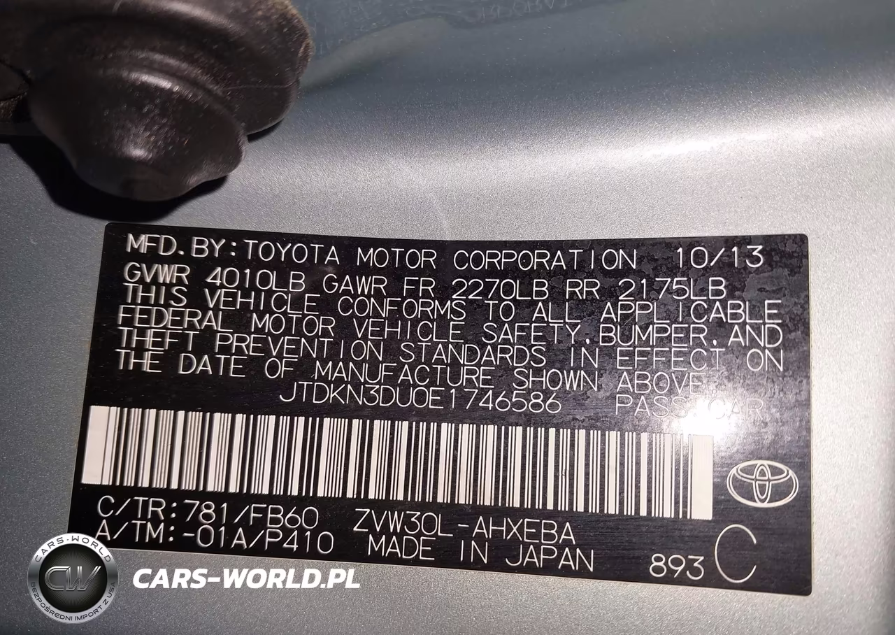 2014 Toyota Prius Three VIN:JTDKN3DU0E1746586 - 9