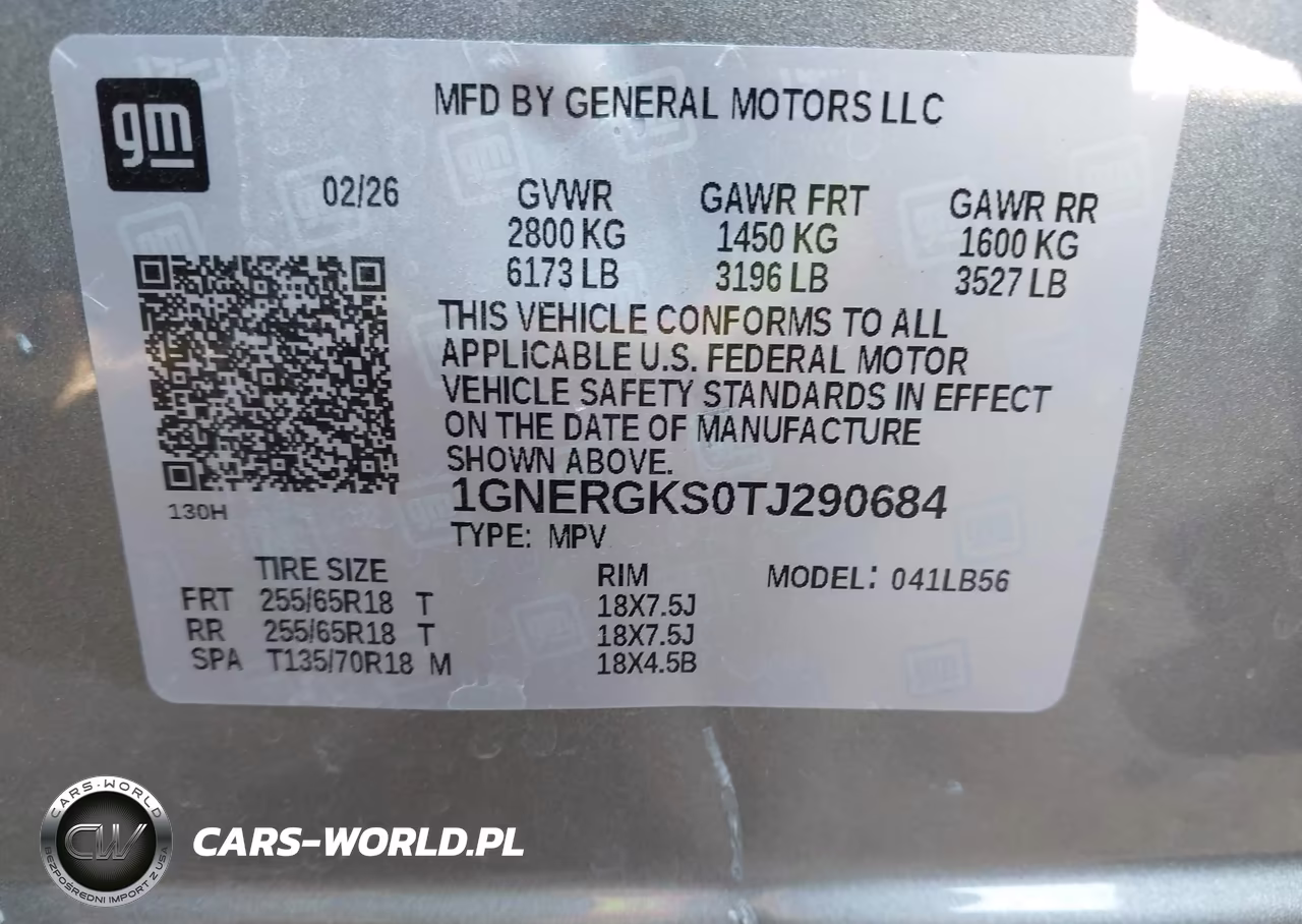 2026 Chevrolet Traverse Fwd Lt VIN:1GNERGKS0TJ290684 - 9