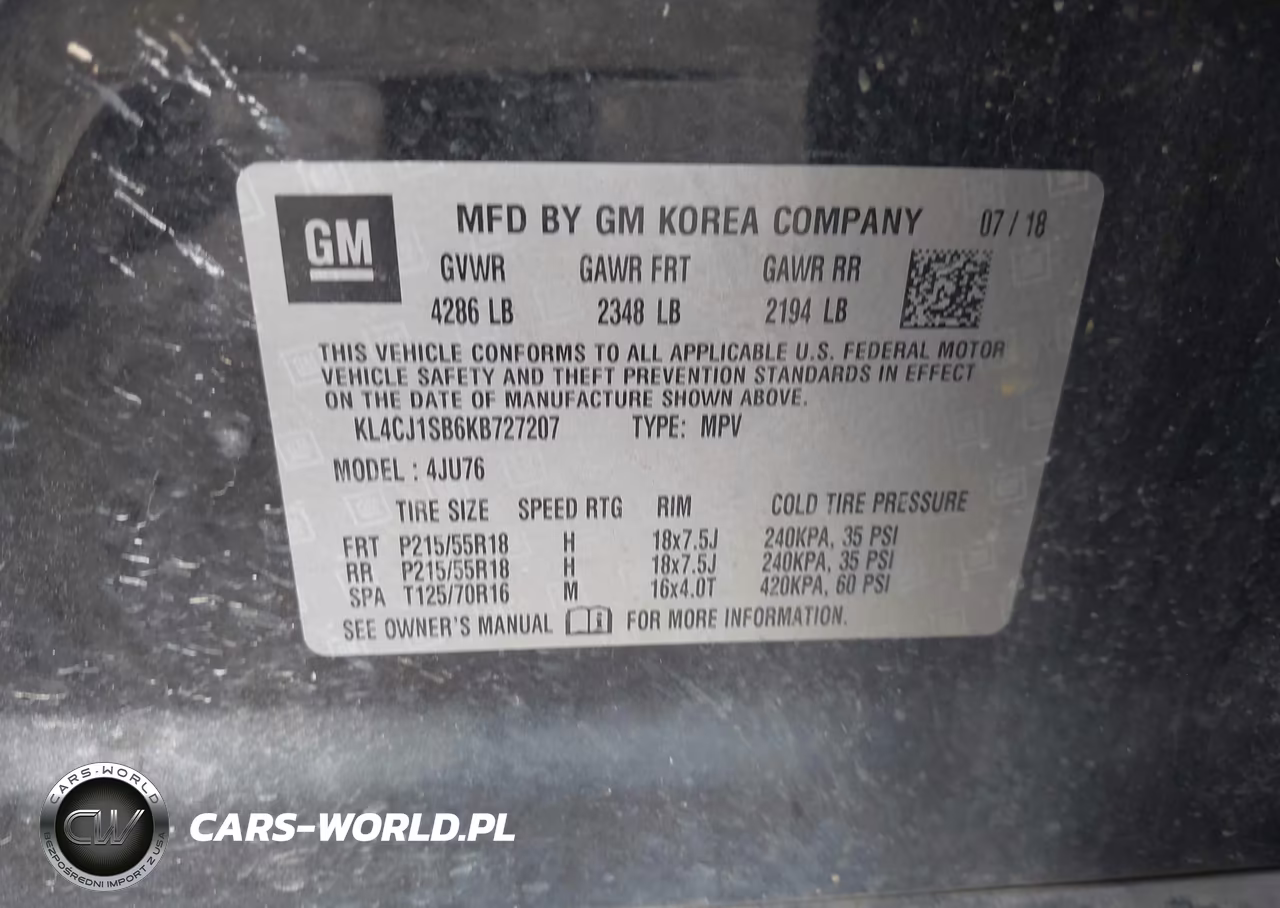 2019 Buick Encore Fwd Sport Touring VIN:KL4CJ1SB6KB727207 - 9